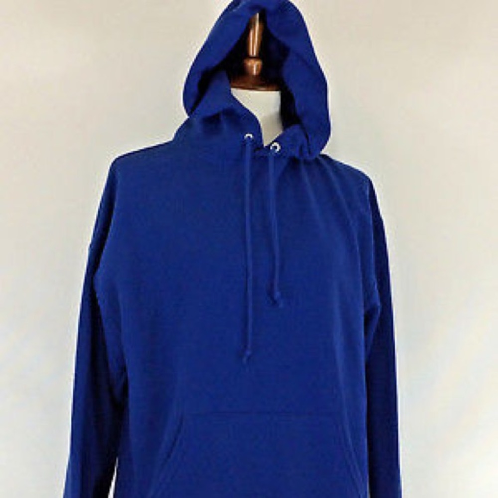 Jerzees Blue Hoodie- Full Zip SZ L